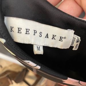 Keepsake, low v back, cocktail dress